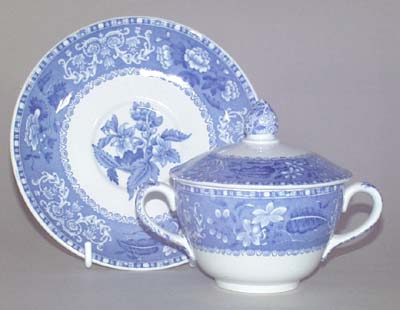 Breakfast Cup with Cover and Saucer c1930s